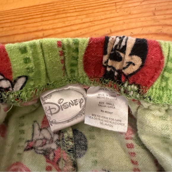 Disney Mickey Mouse Christmas Candy Canes Pajama Pants Cotton Women XS - Picture 3 of 8